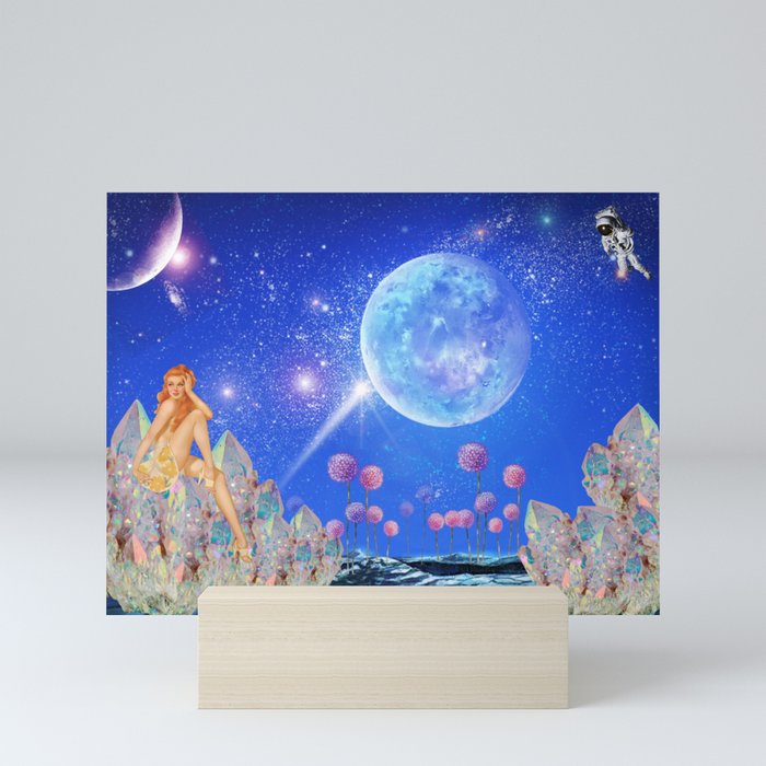 She's Out of This World Mini Art Print