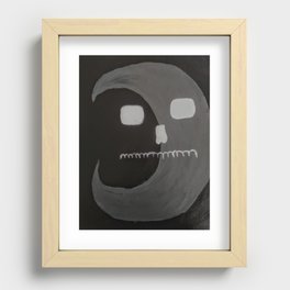 Dead Man In The Moon Recessed Framed Print
