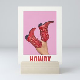 These boots are made for Walking Mini Art Print