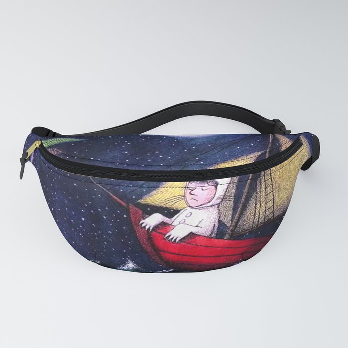 Max Traveling By Boat Fanny Pack