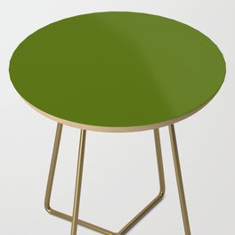 Over the Hill Green Side Table