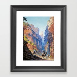 Western Canyon Framed Art Print