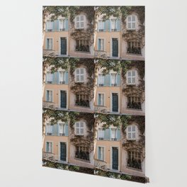 Pastel House Saint-Tropez France | Travel Photography Wallpaper