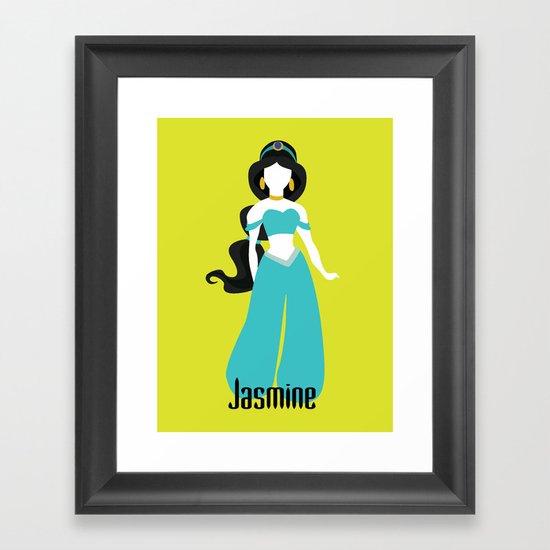 Jasmine from Aladdin Disney Princess Framed Art Print