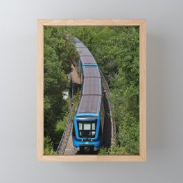 Stockholm tunnelbana Framed Mini Art Print