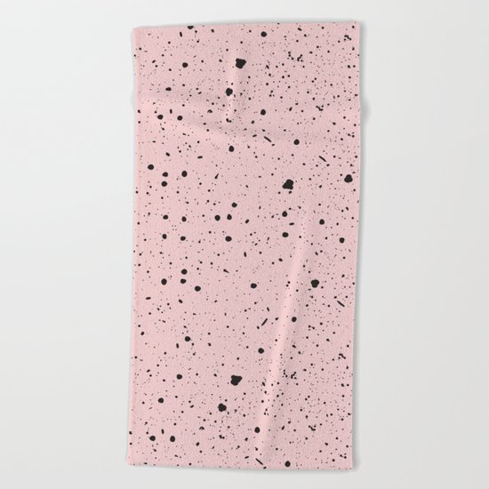 Speckled Pink Beach Towel