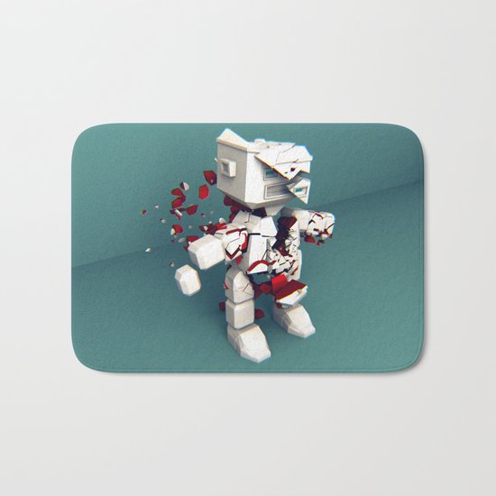 KILL ROBOT Bath Mat