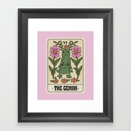 Gemini Tarot Framed Art Print