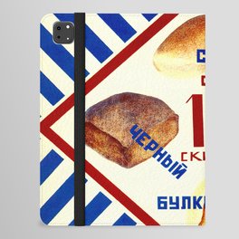 Soviet Bread Poster Vintage Russian  iPad Folio Case