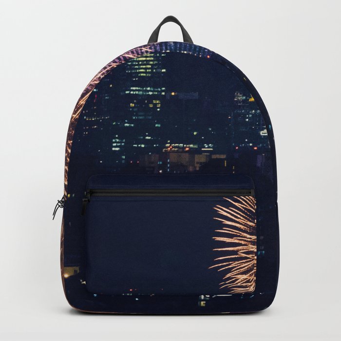 Fireworks in the City (Color) Backpack
