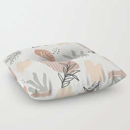 Abstract nature shapes pattern  Floor Pillow