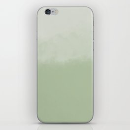 Green Watercolor iPhone Skin