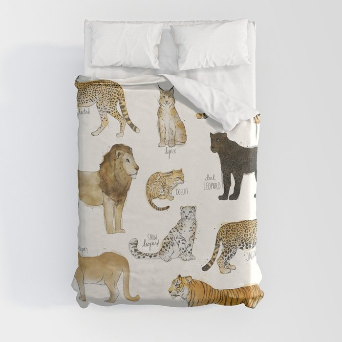 Wild Cats Duvet Cover