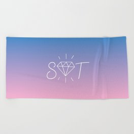 Seventeen Carat Fan Design Beach Towel