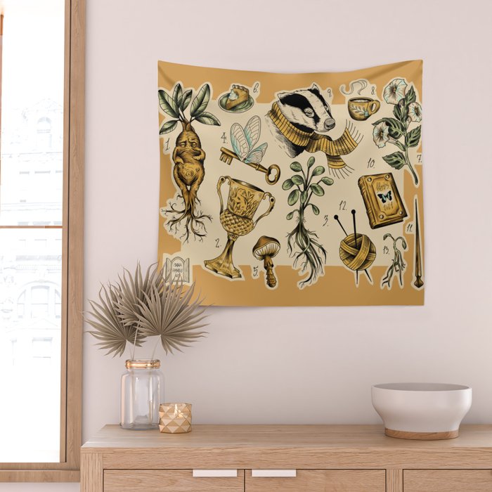 Hufflepuff tapestry top