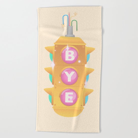 Red Light Beach Towel