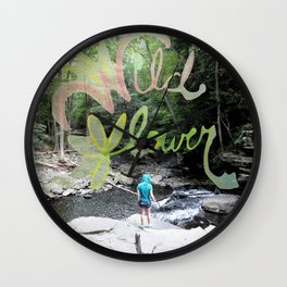 Wildflower Creek Wall Clock