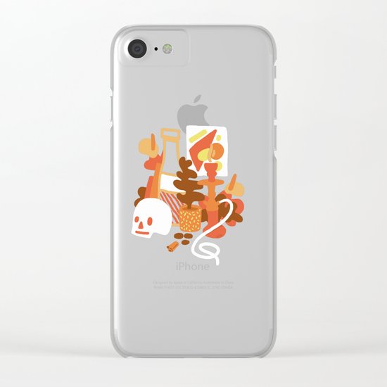 Modern still life Clear iPhone Case