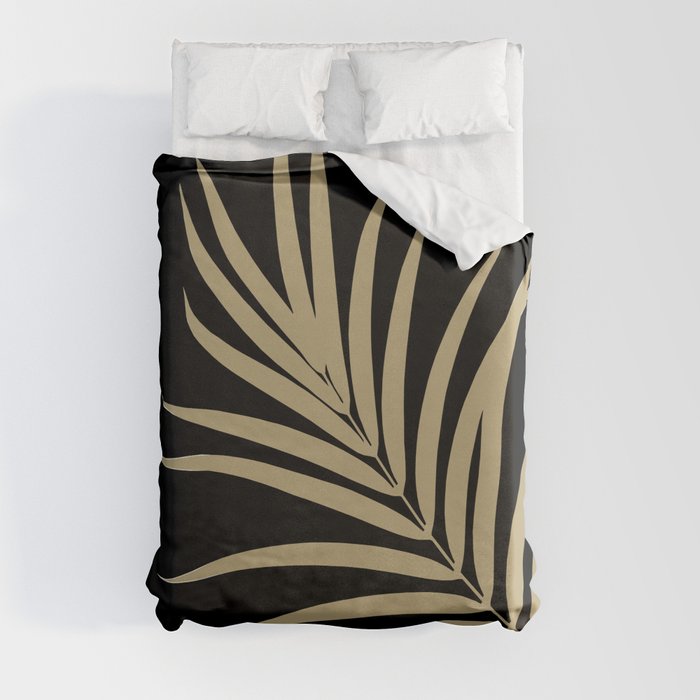 Tropical Palm Leaf #4 #botanical #decor #art #society6 Duvet Cover