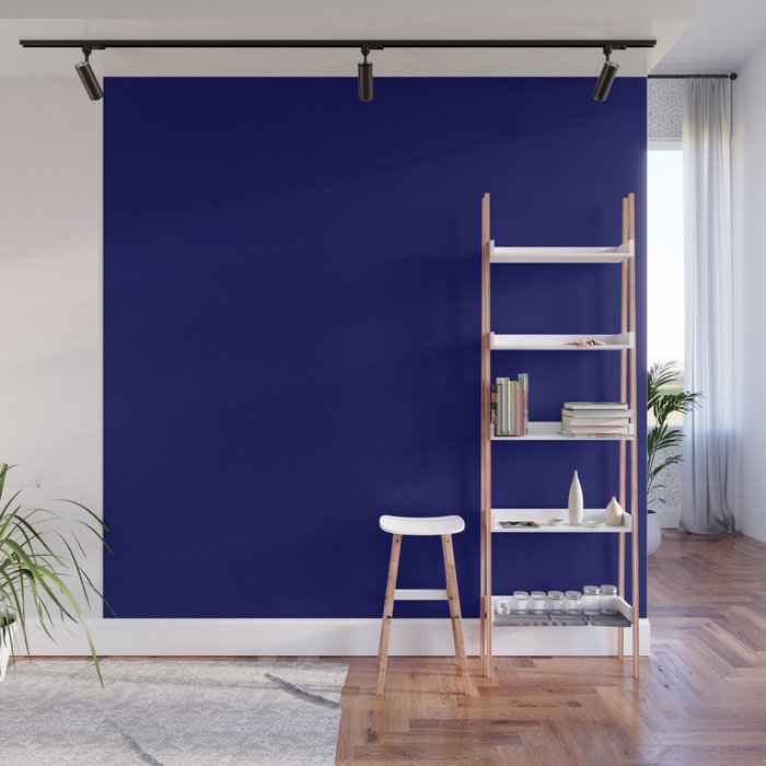 Monochrome  blue 0-0-85 Wall Mural