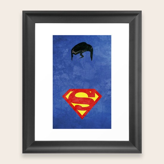 Supes Framed Art Print