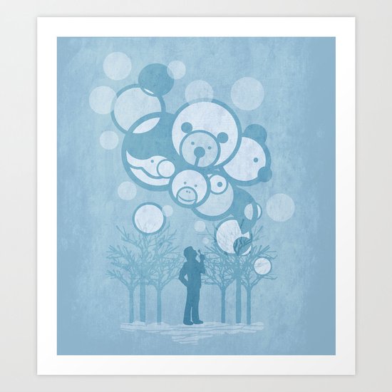 Don't Burst the Bubble Art Print