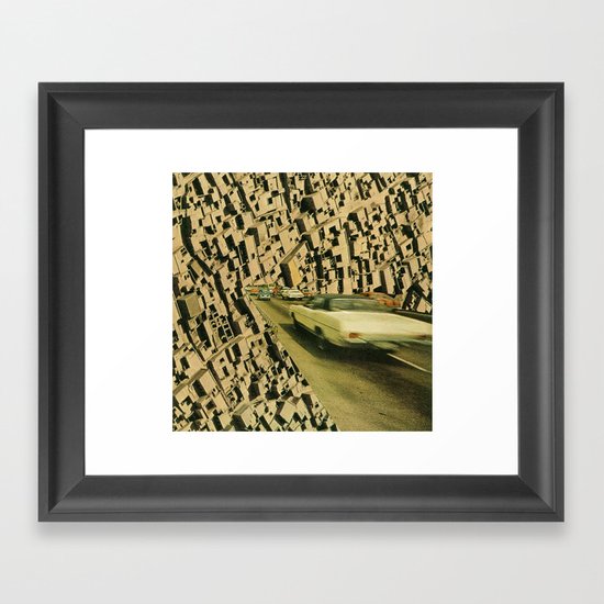 arrange - plantation lp (backcover) Framed Art Print