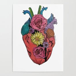 Healing Heart Color Poster