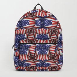 4th of July Modern Usa Flag Pattern Backpack | Eeuuflag, American, Usapatterns, White, Blue, Usamotif, Usadesigns, Star, Eeuupatterns, Background 