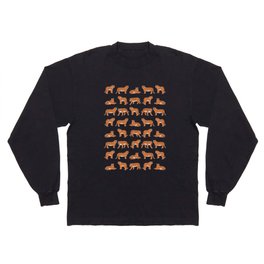 Year of the Tiger Orange and Green Long Sleeve T-shirt