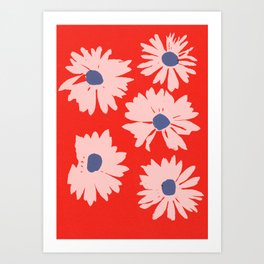 daisies 4 Art Print