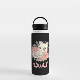 Uwu Cat Kwaii Cute Japan Anime Water Bottle
