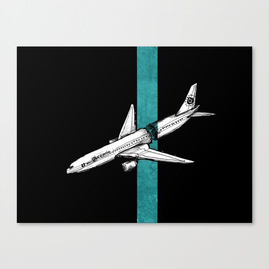 Flight 815 Canvas Print