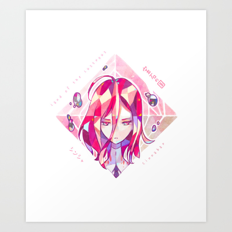 Houseki No Kuni Cinnabar Art Print By Sedeto Society6 Darfixn es que esto es perfeccion#housekinokuni #landofthelustrous #宝石の国 #phosphophyllite… houseki no kuni cinnabar art print by sedeto