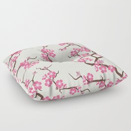 Sakura Cherry Blossoms Floor Pillow