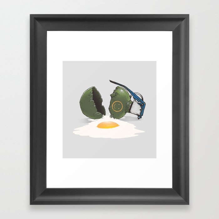 Eggsplosion Framed Art Print