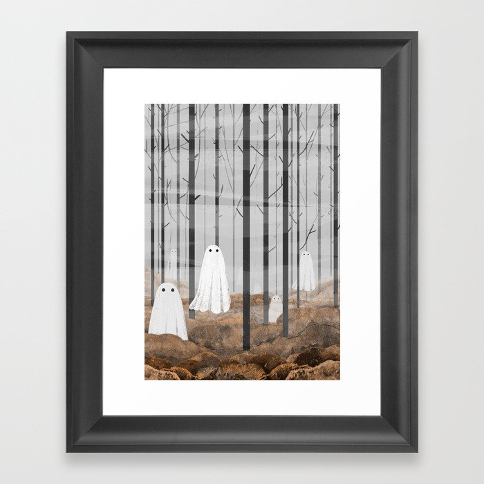 The Woods are full of Ghosts Framed Art Print