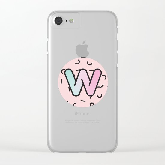 Wacky W Clear iPhone Case