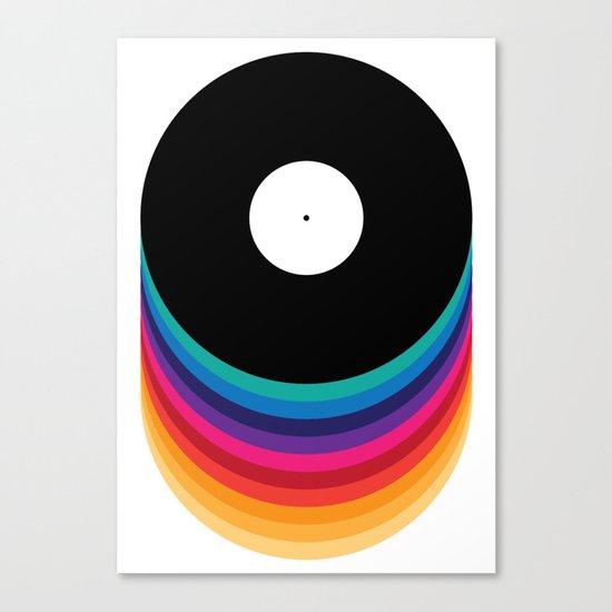 Happy Music Canvas Print