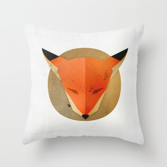 Fox Throw Pillow