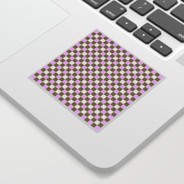 Geometric 47 | Olive and Lavender Sticker