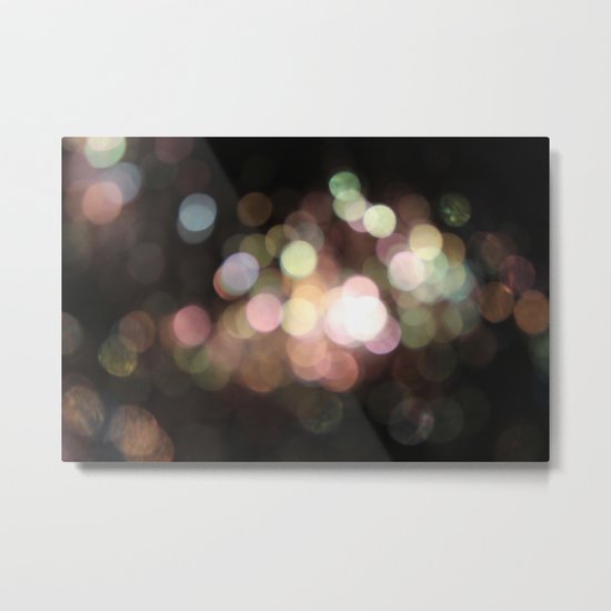 Bubbly Bokeh Metal Print