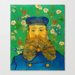 Vincent van Gogh - Portrait of Postman Canvas Print