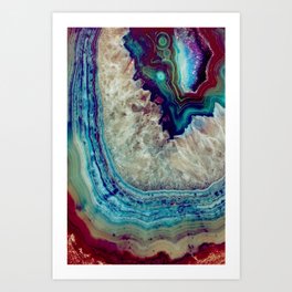 Agate Art Print