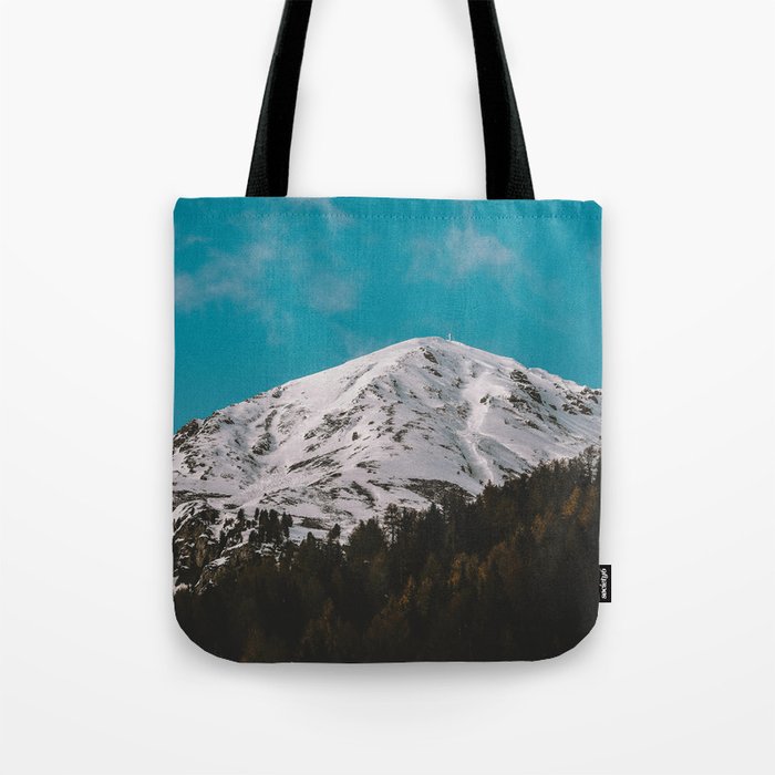 Snow Mountain Tote Bag