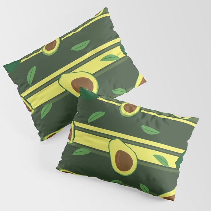Avocado design Pillow Sham