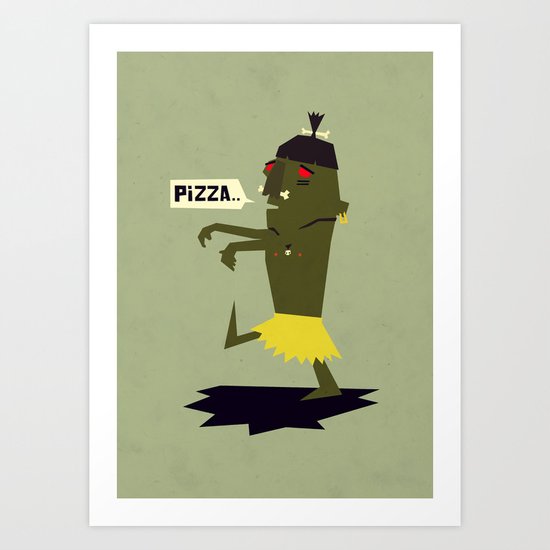 When Cannibals turn zombie Art Print