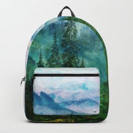 Spring Mountainscape Backpack