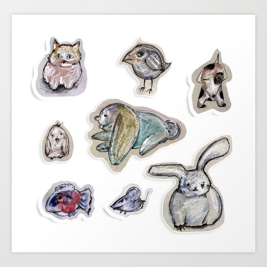 animals Art Print