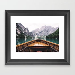 Mountain Lake Framed Art Print